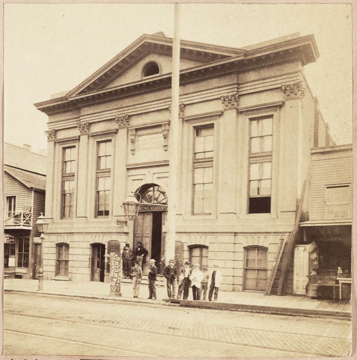 Dashaway Hall in 1860s