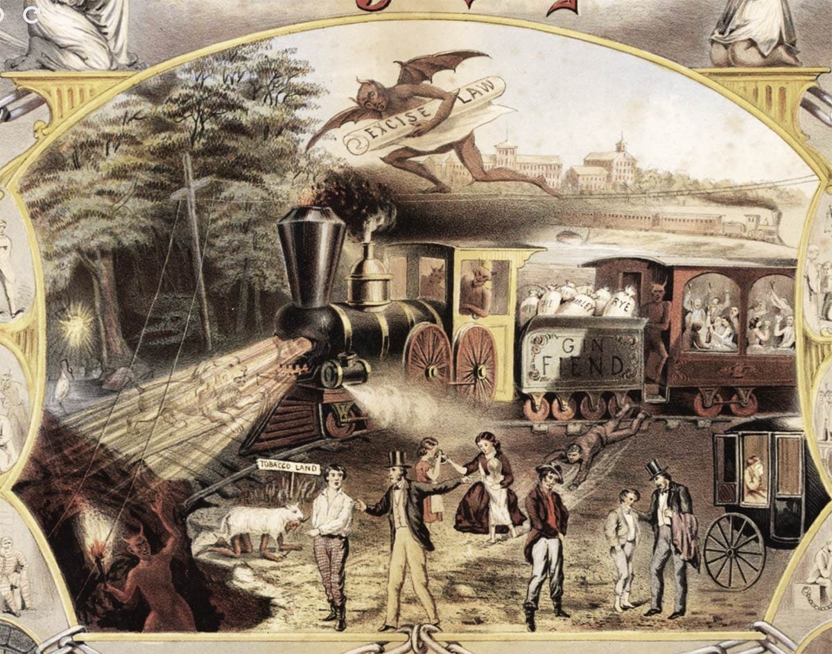 Temperance lithograph