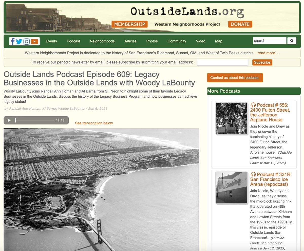 Outside Lands podcast