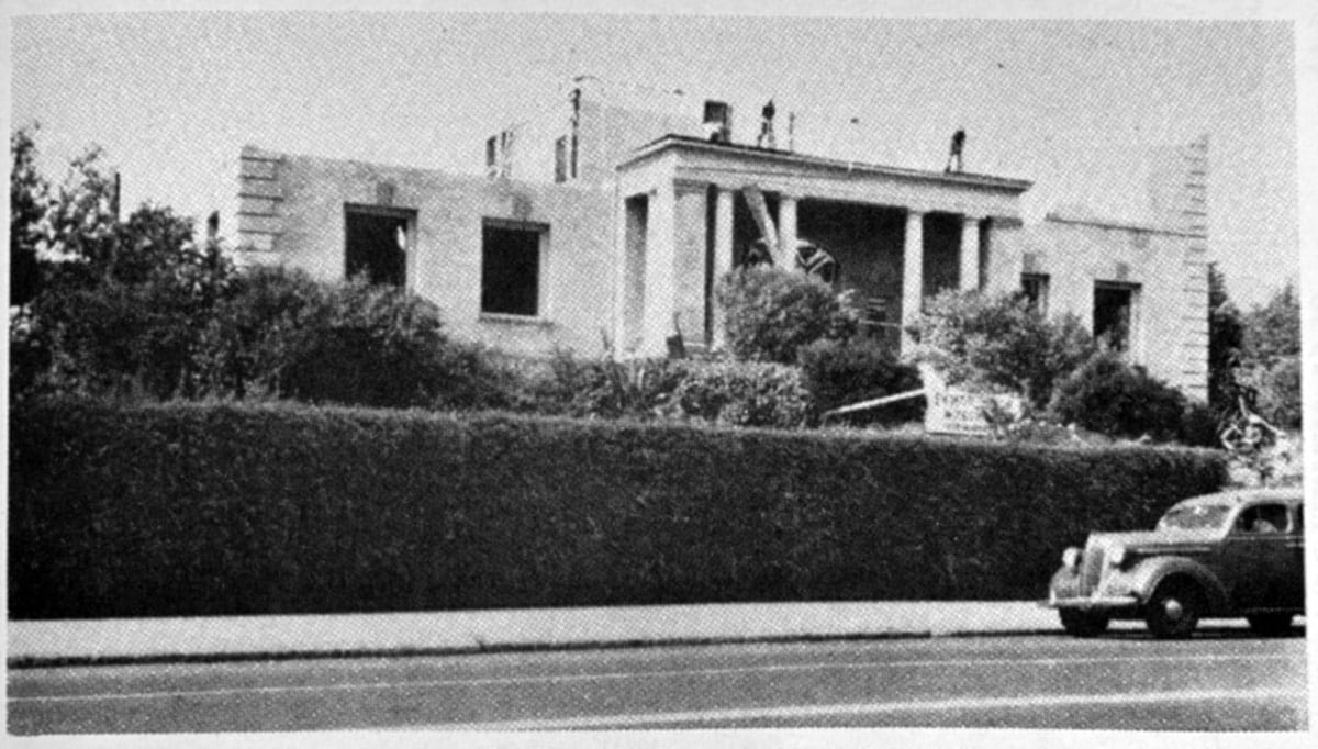 San Francisco Nursery for Homeless Children being demolished in 1940.