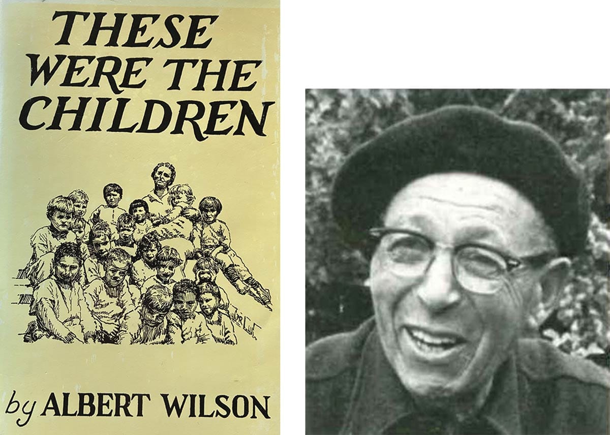 Albert Wilson and book cover