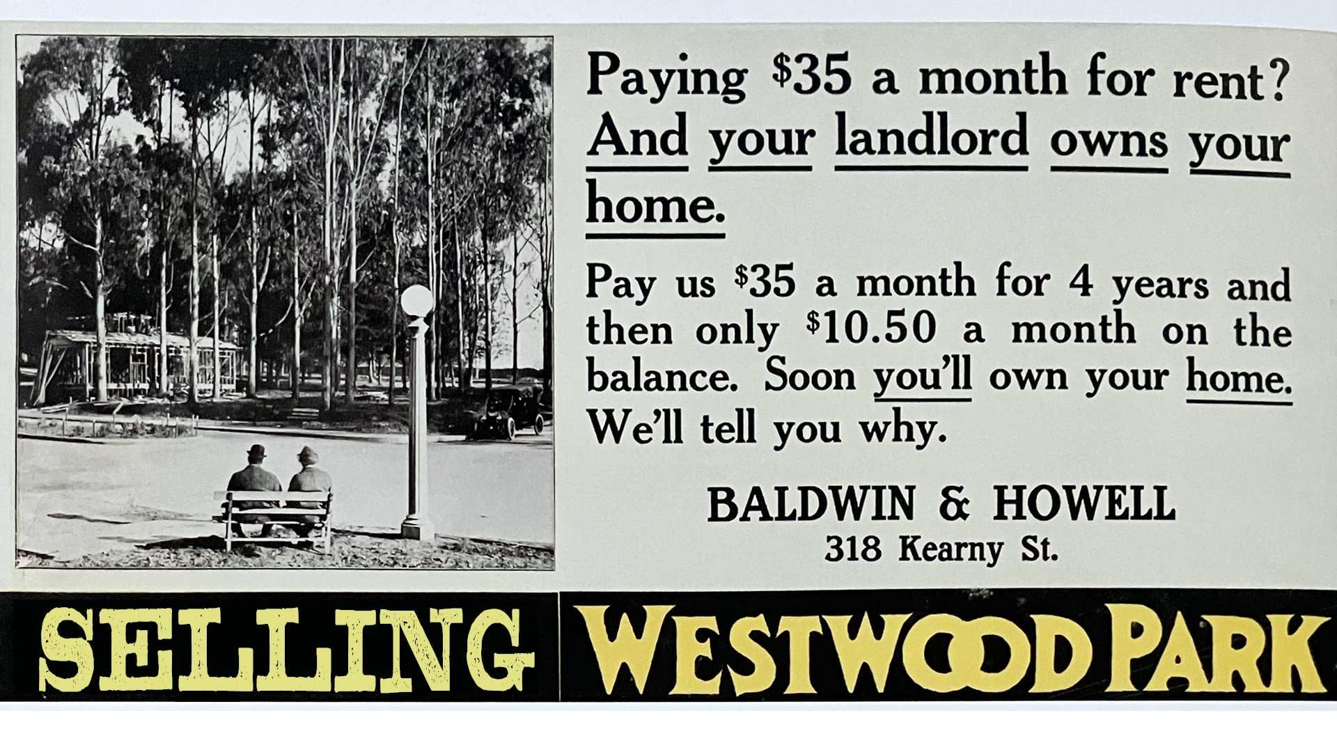Selling Westwood Park