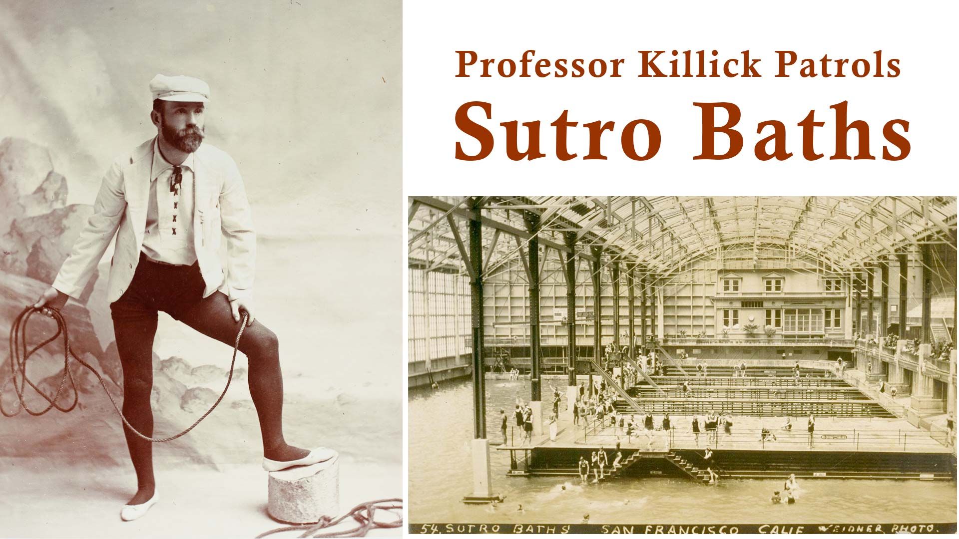 Professor Killick Patrols Sutro Baths