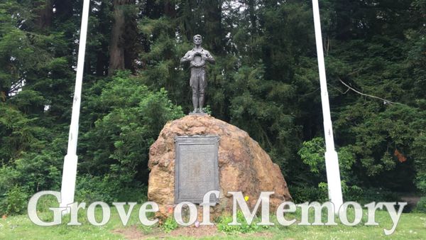 World War I memorial groves in San Francisco
