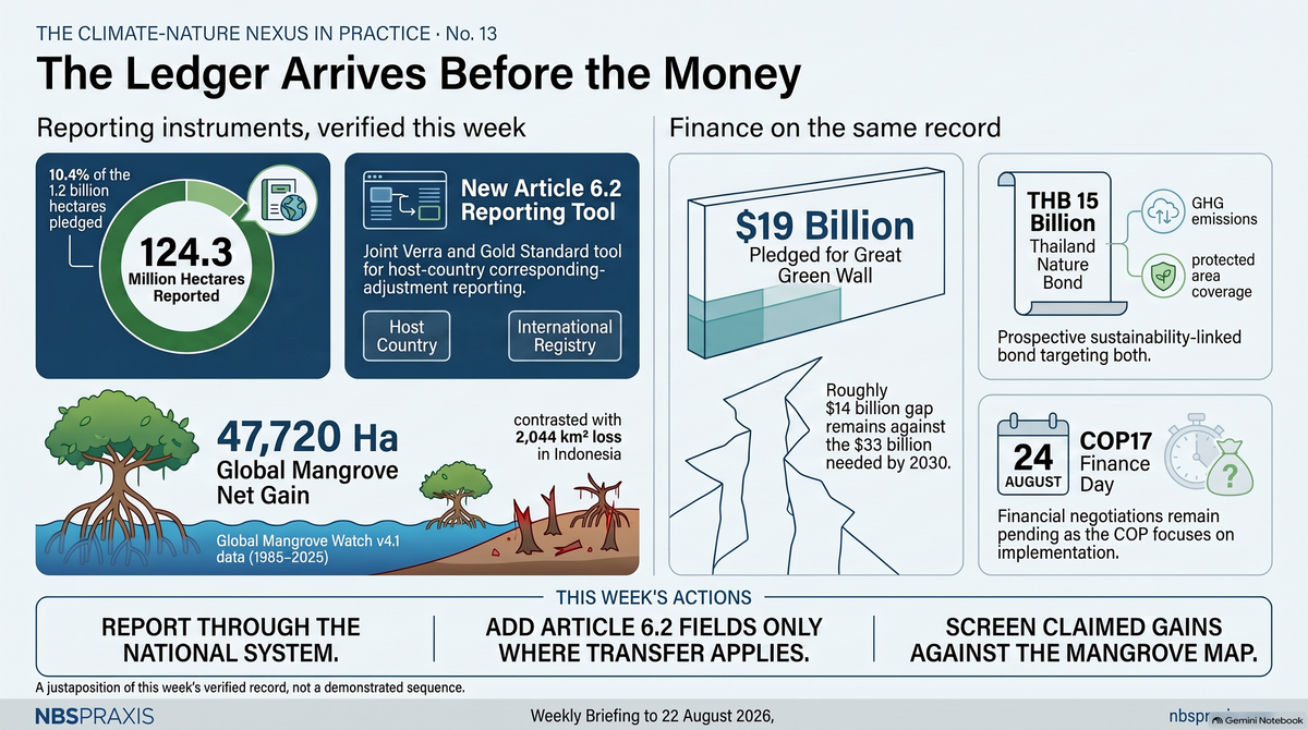 No. 13 — The Ledger Arrives Before the Money