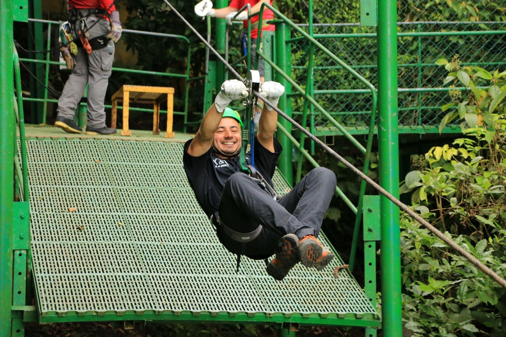 Adaptive zip lining in Costa Rica