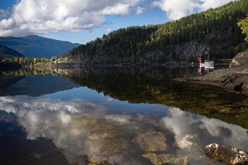 Reflection on a lake in Norway