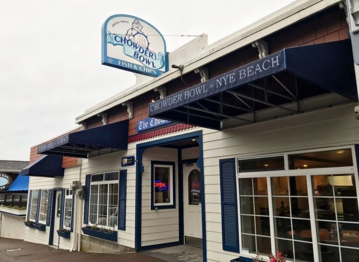 Chowder Bowl restaurant in Newport, Oregon