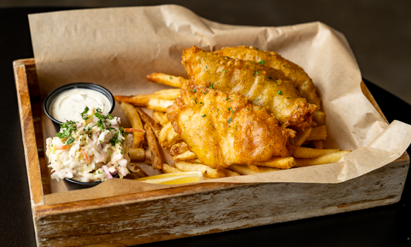 The Fish and Chips at Rogue Ales & Spirits in Newport, Oregon