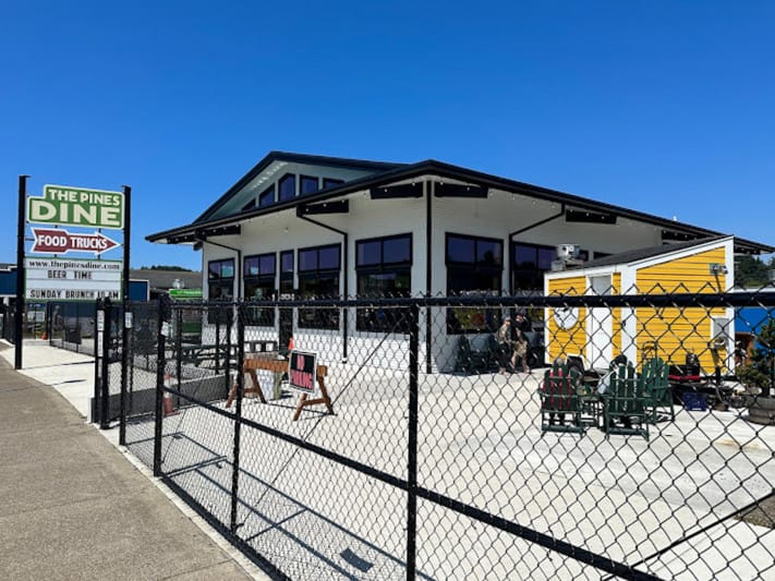 The Pines Dine food truck park in Lincoln City, Oregon