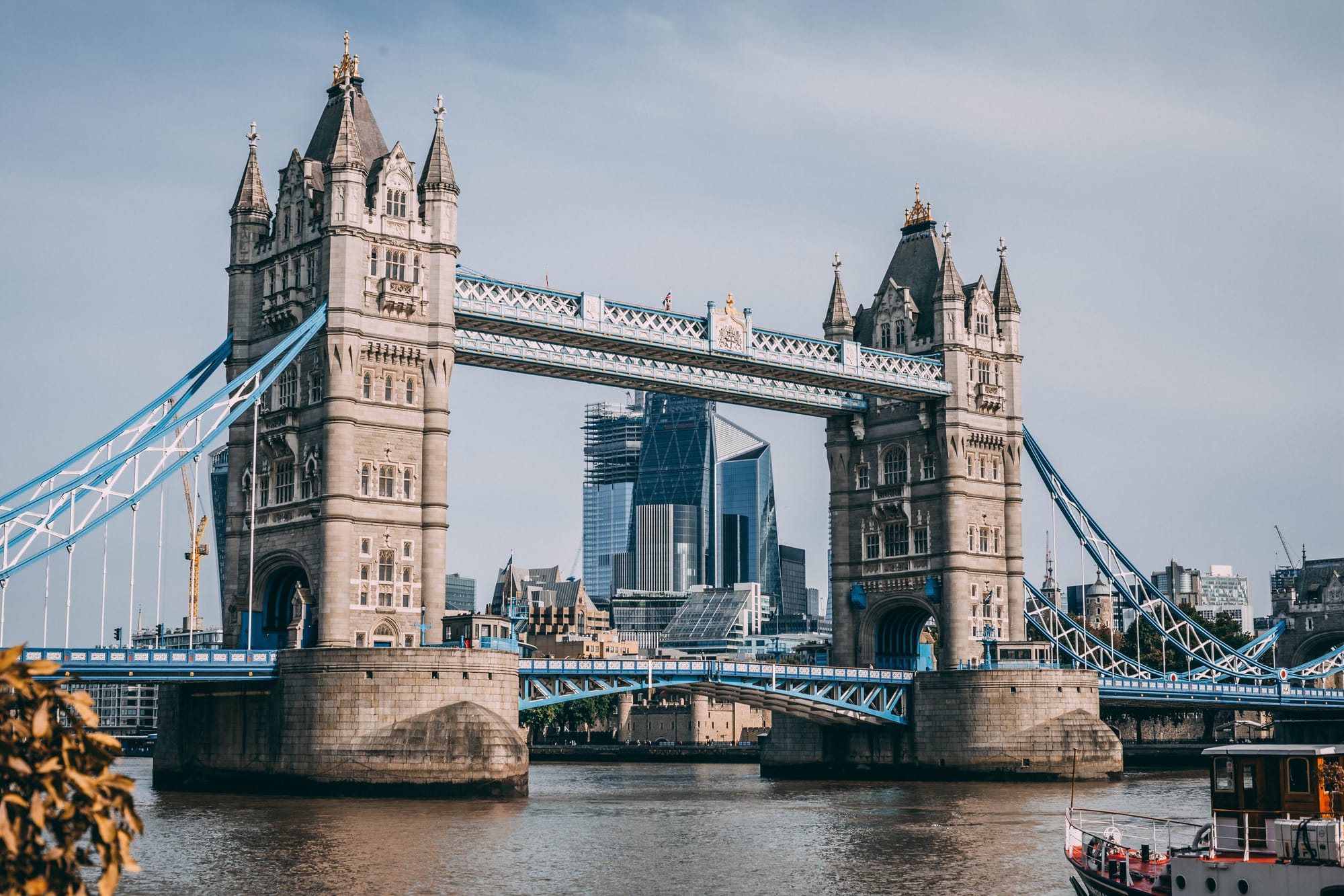 View of Tower Bridge in London