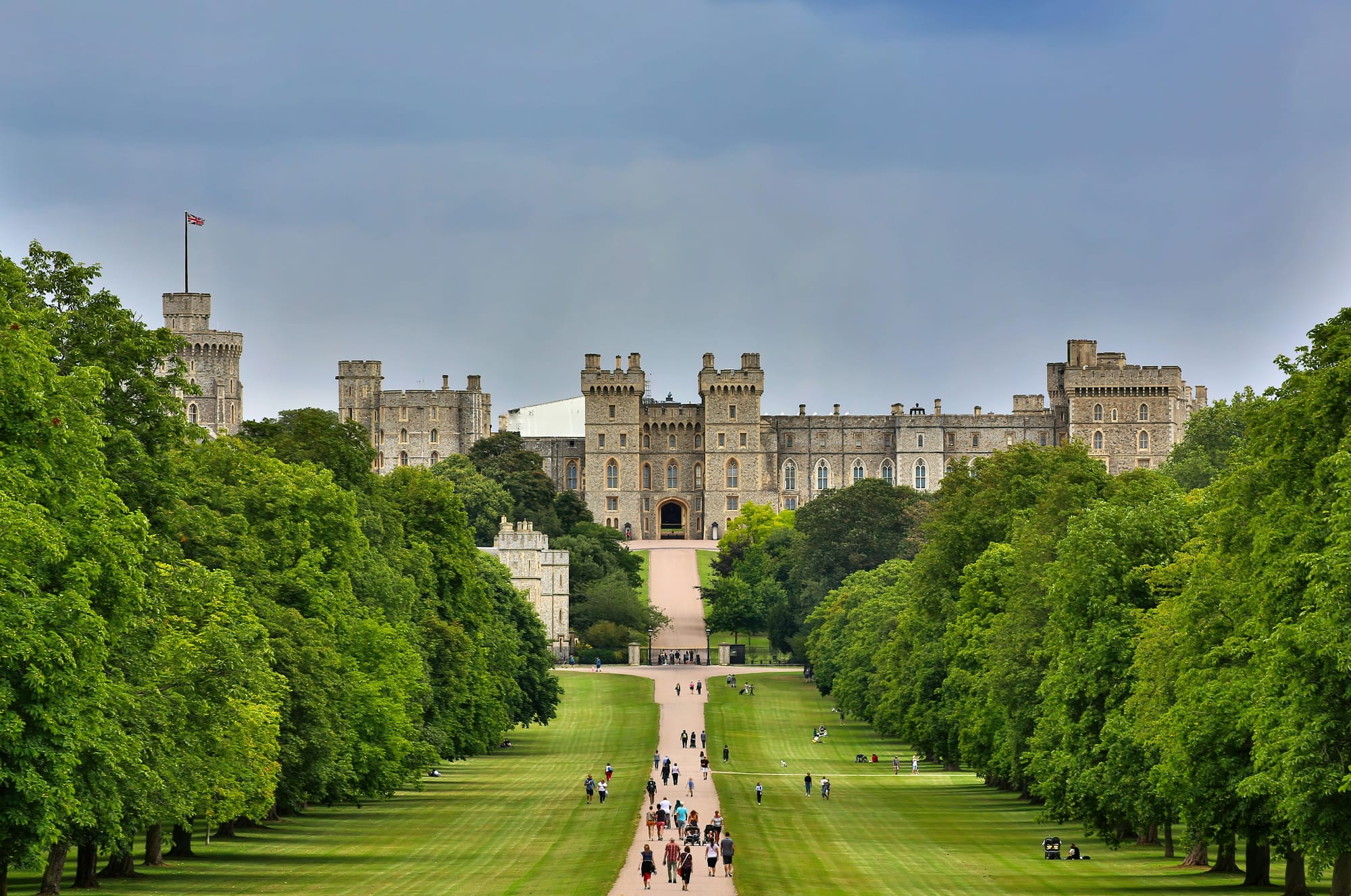 Road leading to Windsor Castle and St. George's Castle