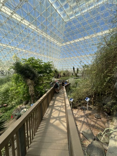 Accessible pathways at BioSphere 2 in Tucson