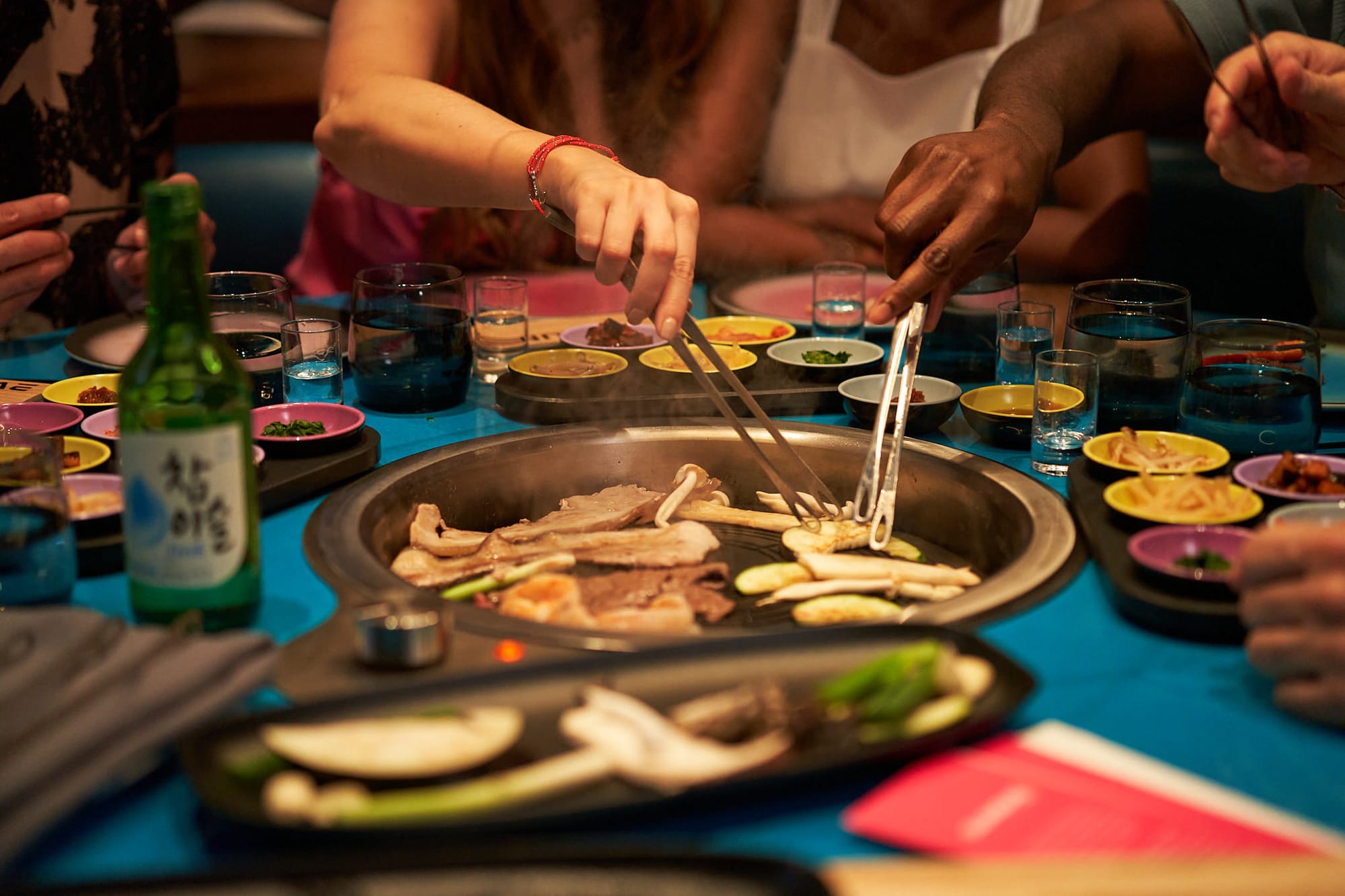 Gunbae is one of several eateries on the Virgin Voyage cruise ship - which are wheelchair accessible
