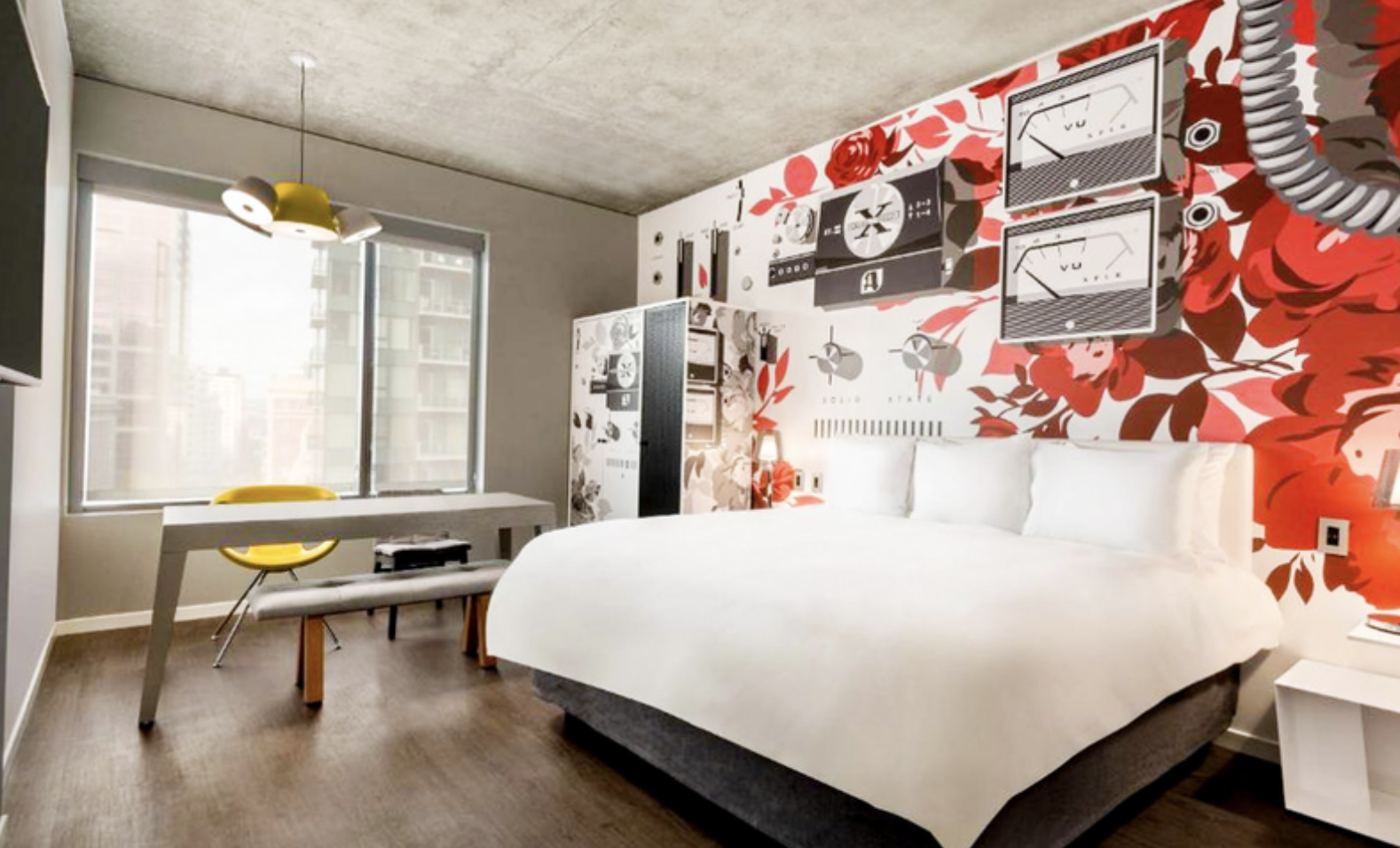 Wheelchair accessible room at Hotel Vance in Portland, OR