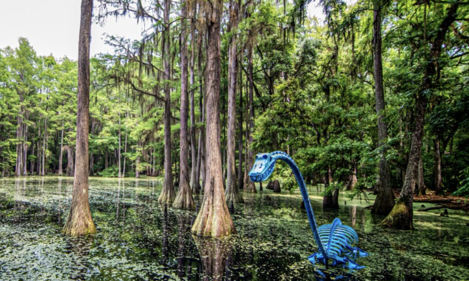 Dinosaur model at Tallahassee Museum 