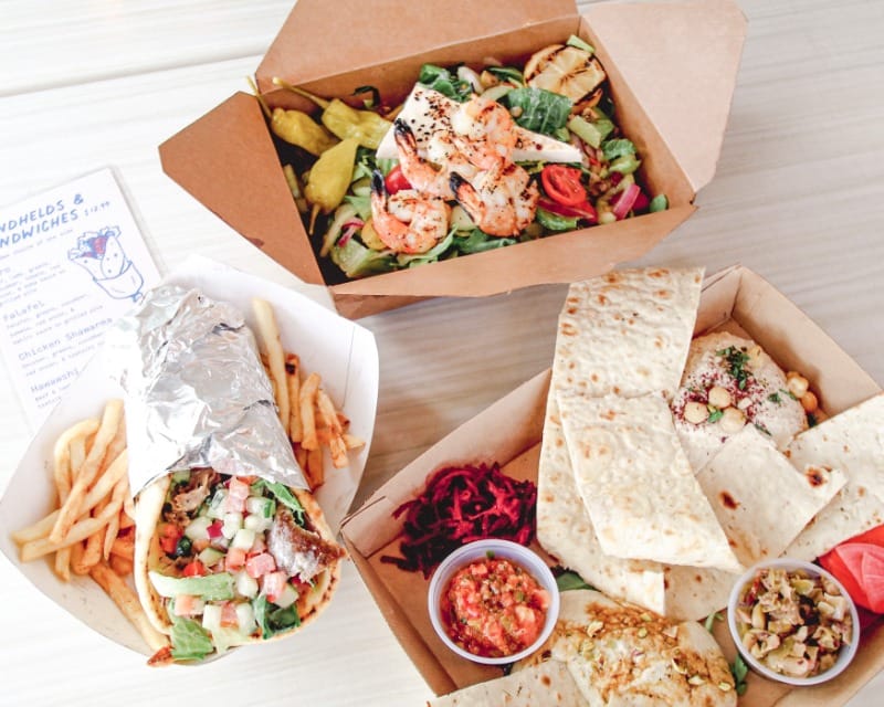 Food at Baba's Mediterranean