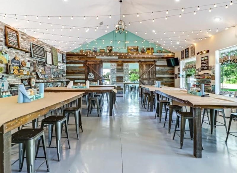 Wheelchair-friendly DIY and craft place at Paisley Grace Makery in Amelia Islabnd