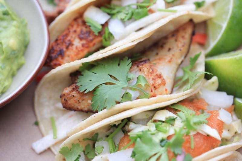 Fish tacos at Timoti's Seafood Shak in Amelia Island
