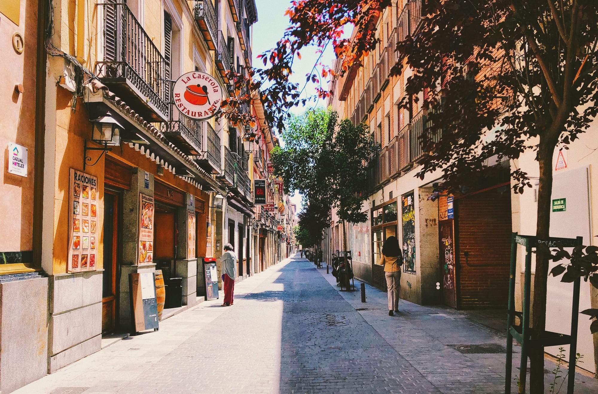 Alleyways in Madrid