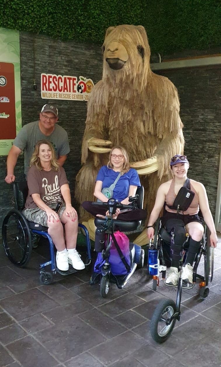 Wheelchair users on a group trip to Costa Rica