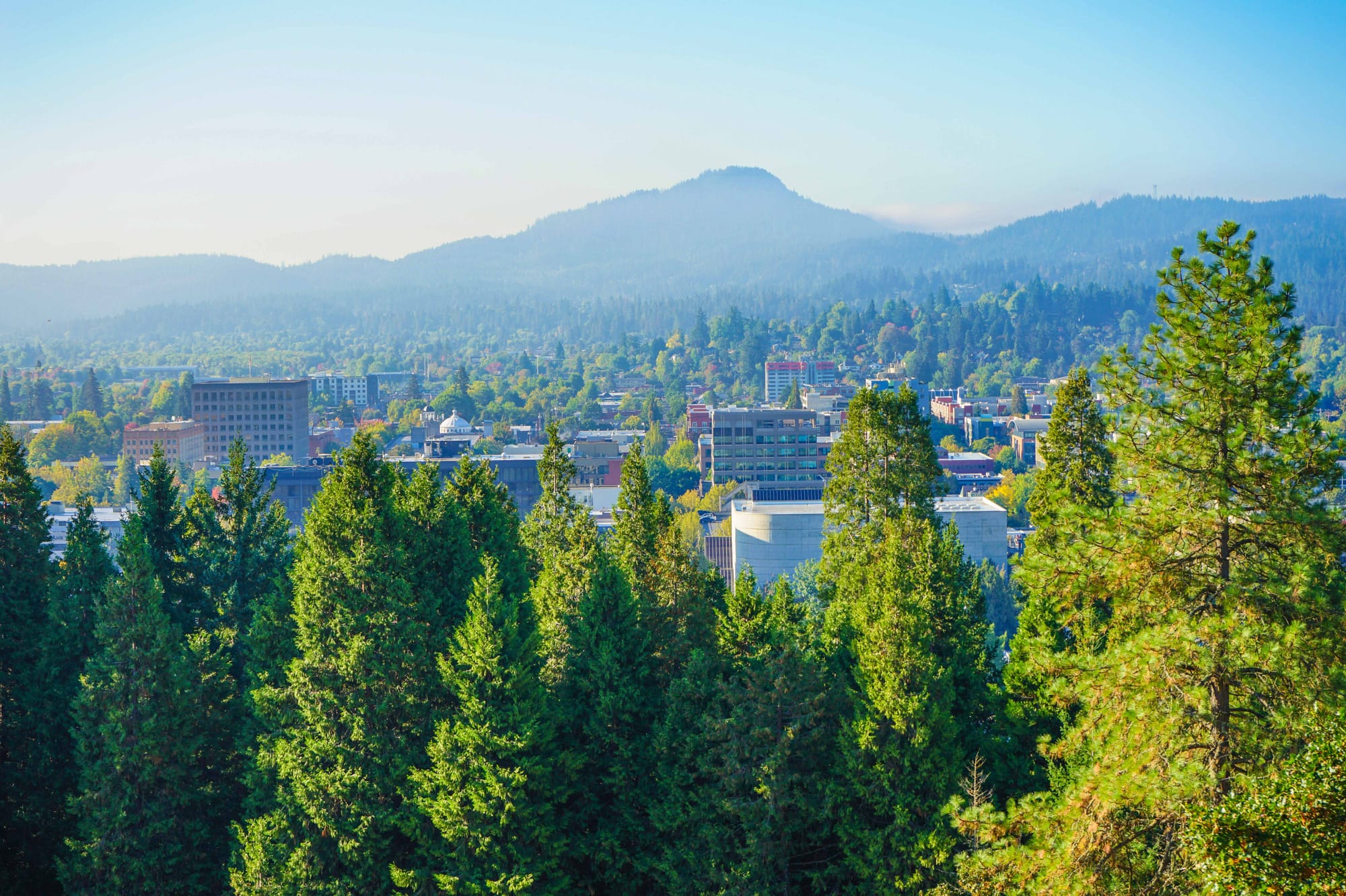 View of Eugene from Skinner Butte