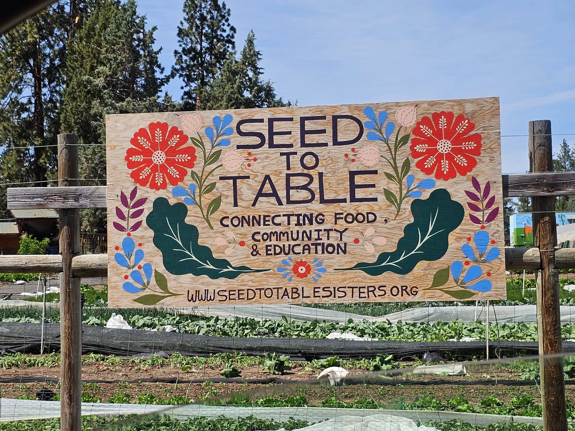 Sign at Seed to Table