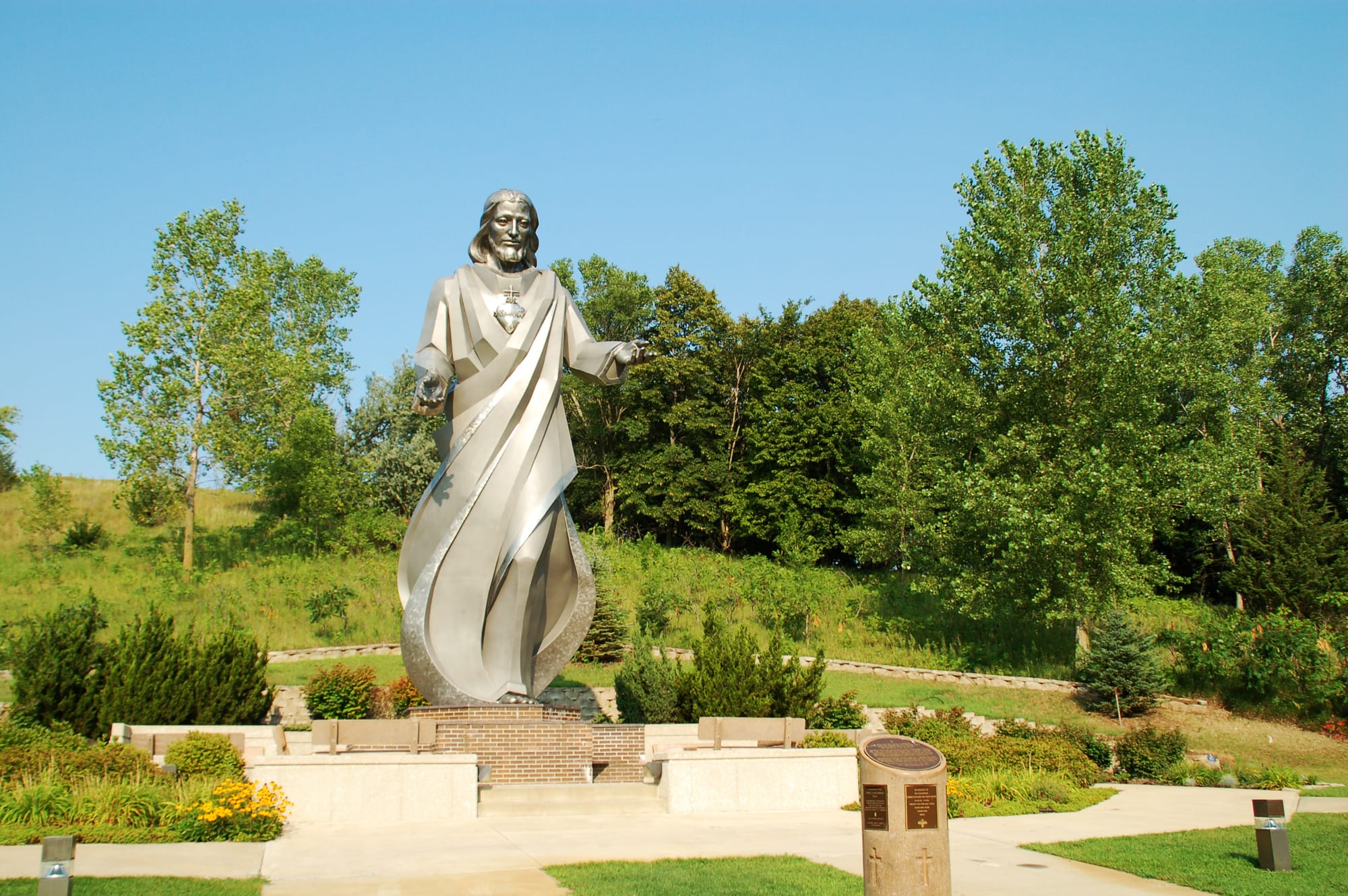 Statue at Trinity Heights, Siouxland