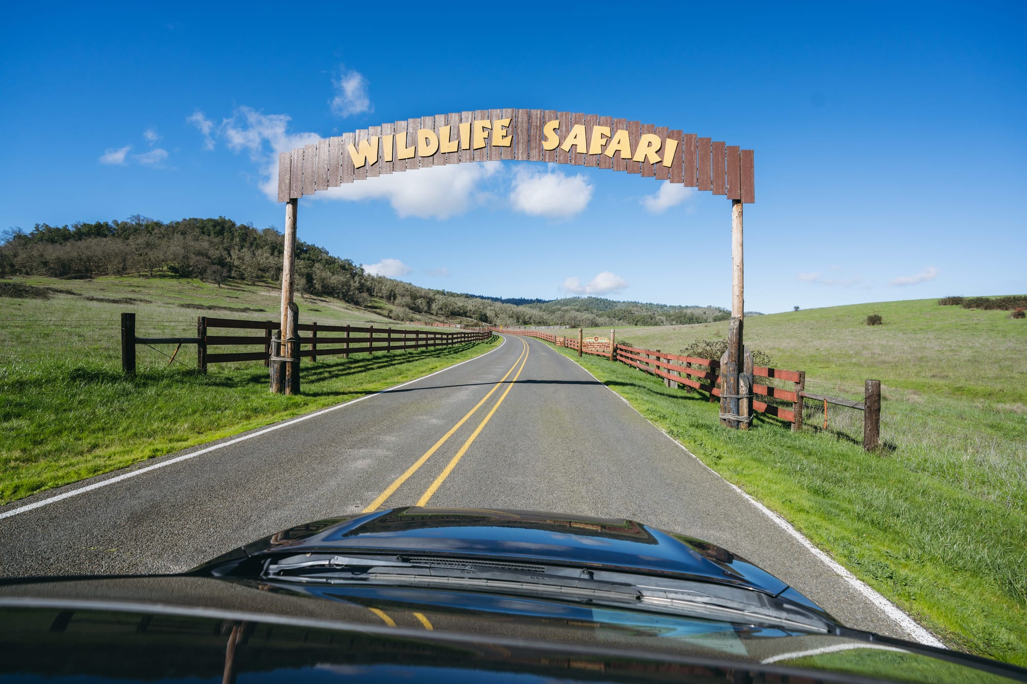 Wildlife Safari sign in Roseburg, Oregon