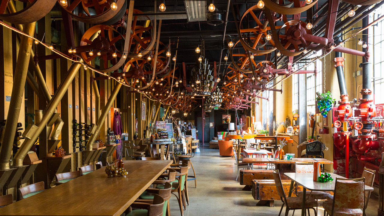 Interior of Sunshine Mill Winery