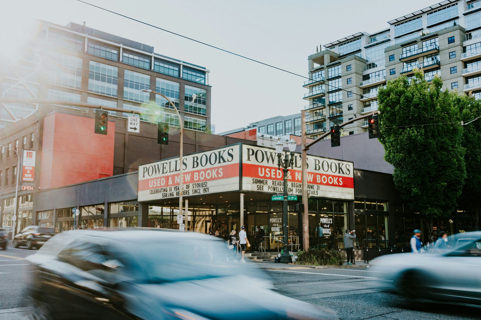 Powell's bookstore in Portland, Oregon