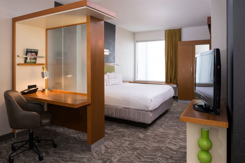 Accessible bedroom at SpringHill Suites Huntsville Downtown