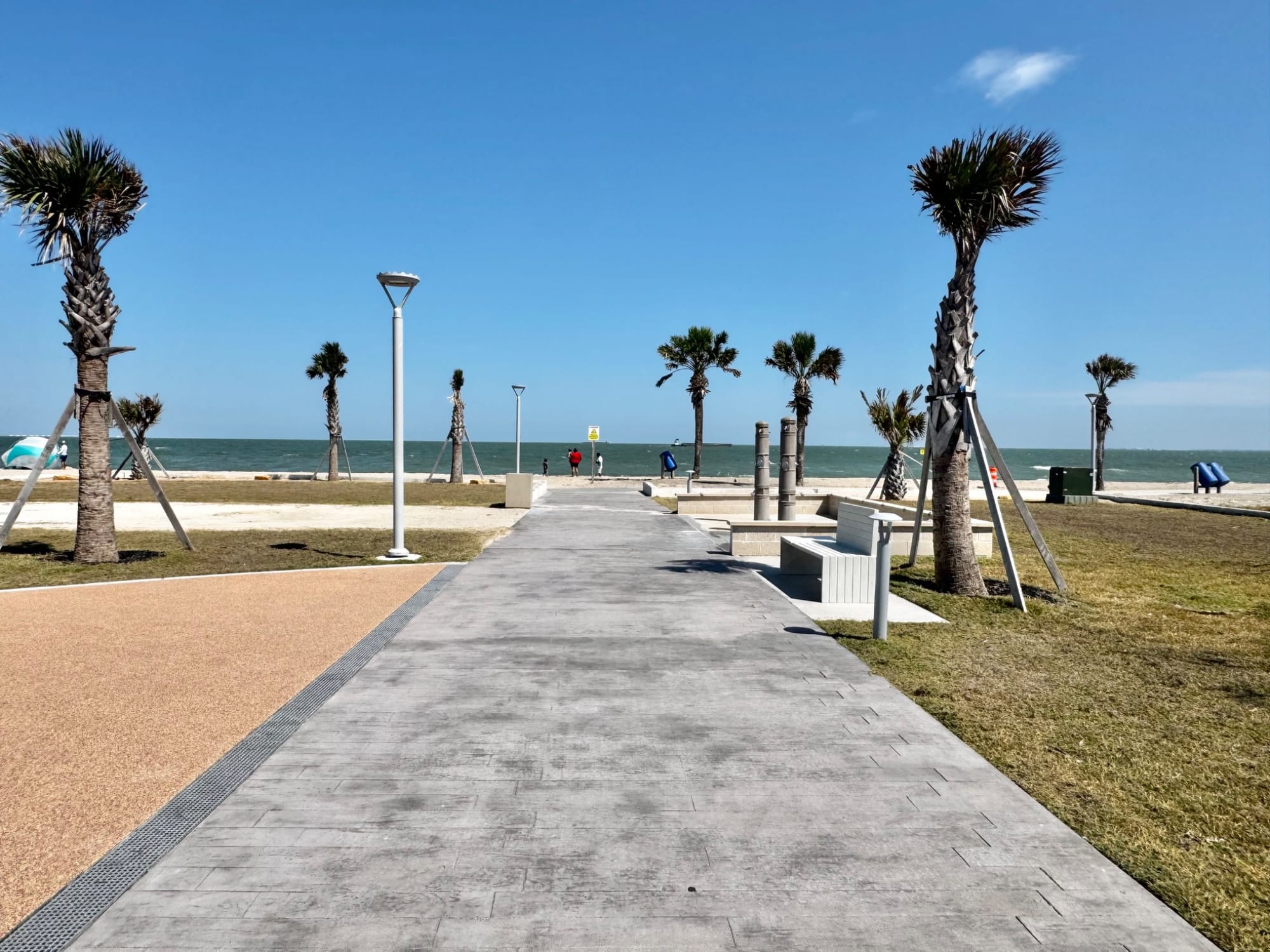 North Beach walkway in Corpus Christi