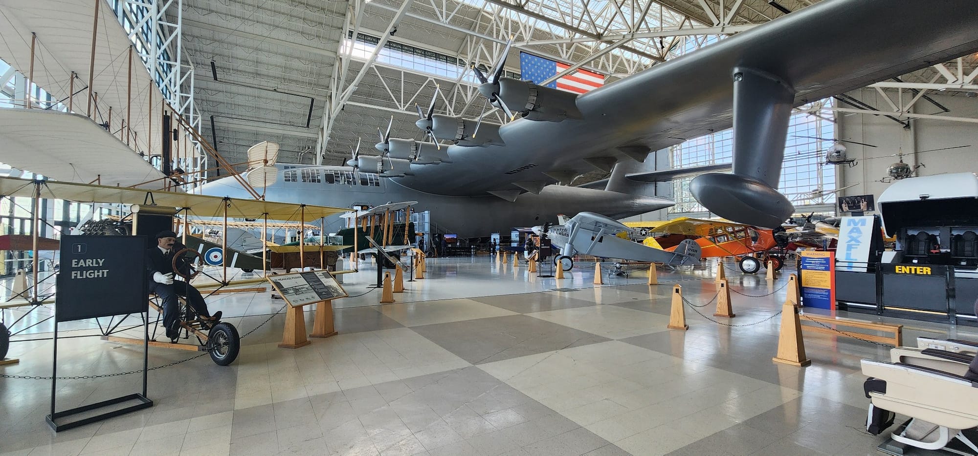 Inside of Evergreen Aviation & Space Museum