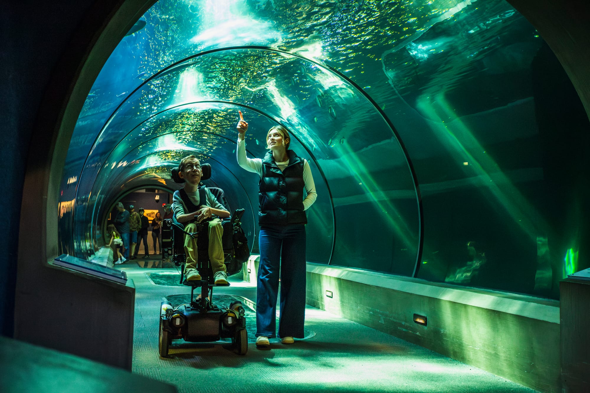 Squirmy and grubs at the Oregon Coast Aquarium in Newport