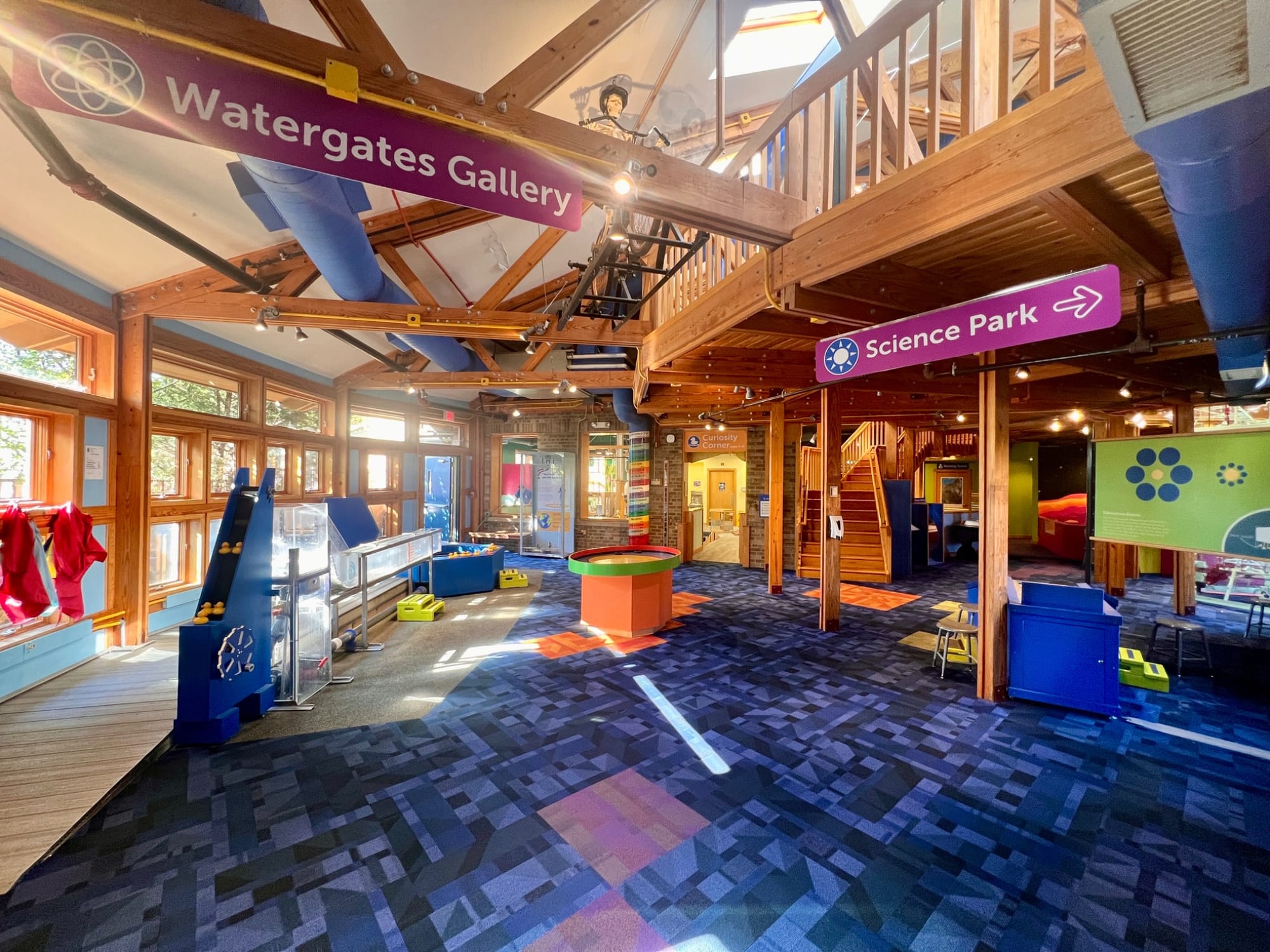 Inside of Sciencenter in Ithaca