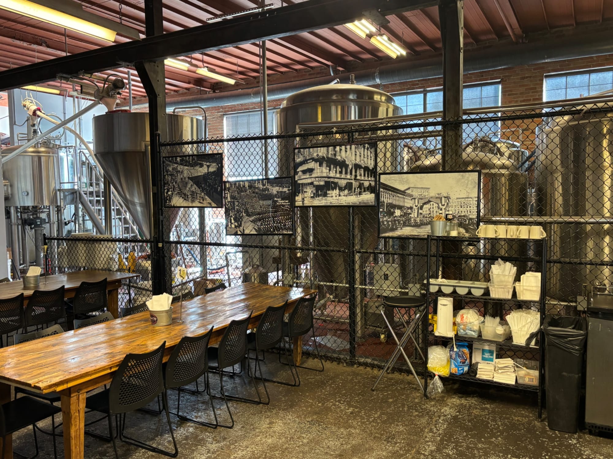 Inside of Garland City Beer Works