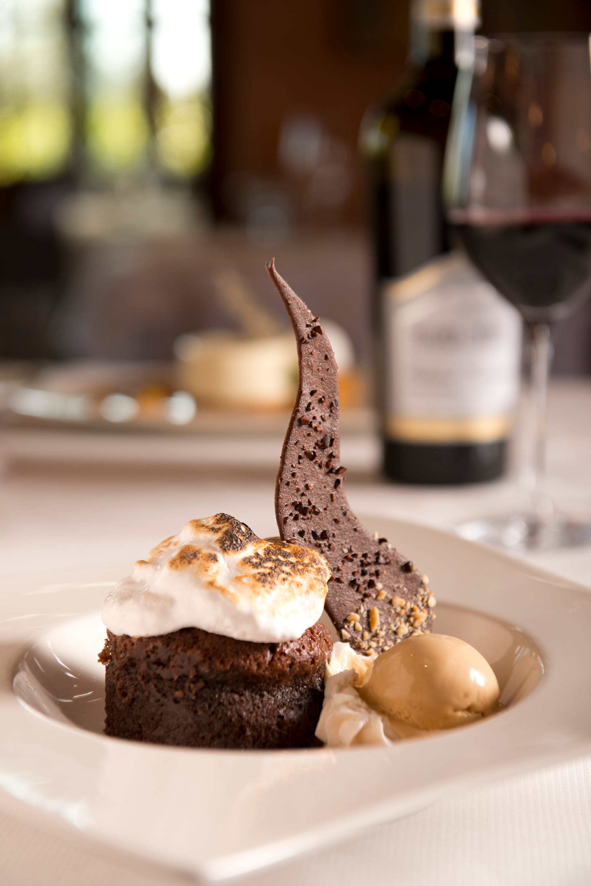 A dessert dish at Dessert at John Ash & Co. in Sonoma County