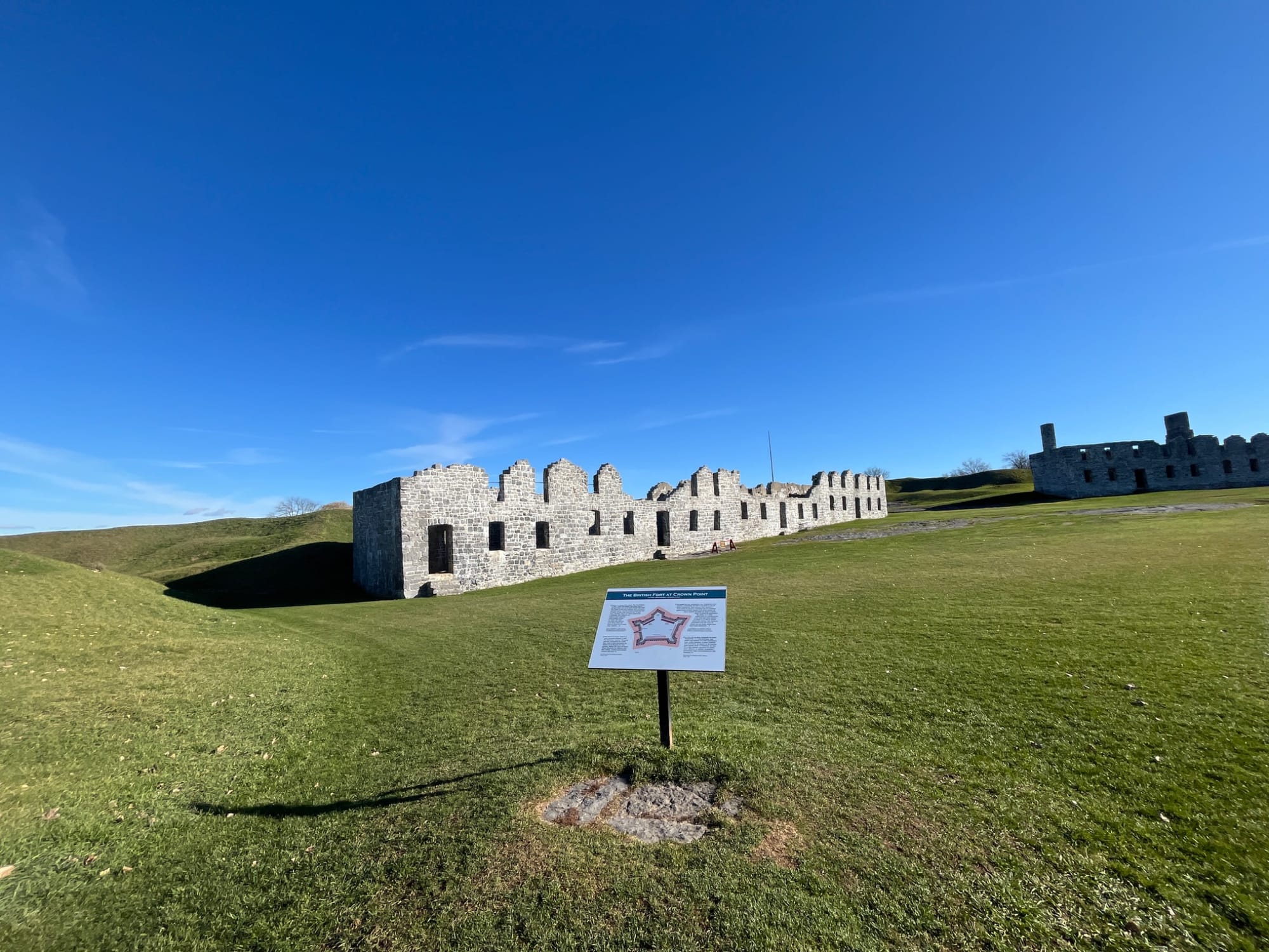 Exhibit at Crown Point State Historic Site