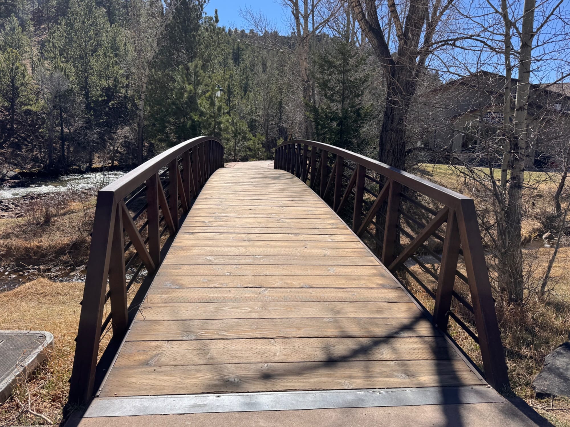 Bridge along the Estes Park Riverwalk