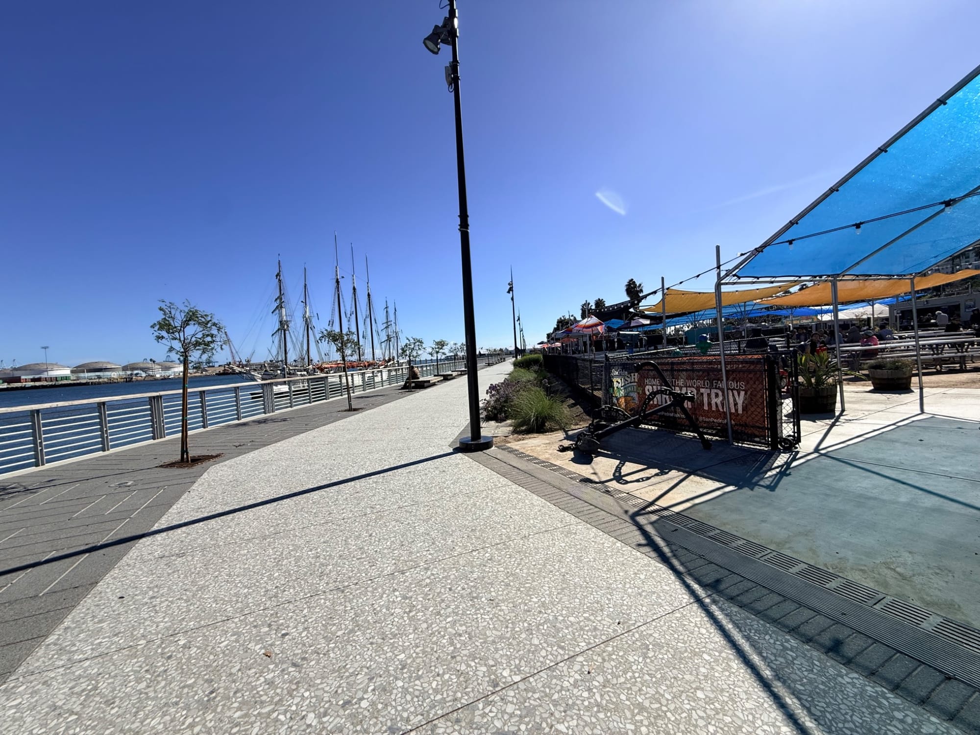 West Harbor walkways in Los Angeles