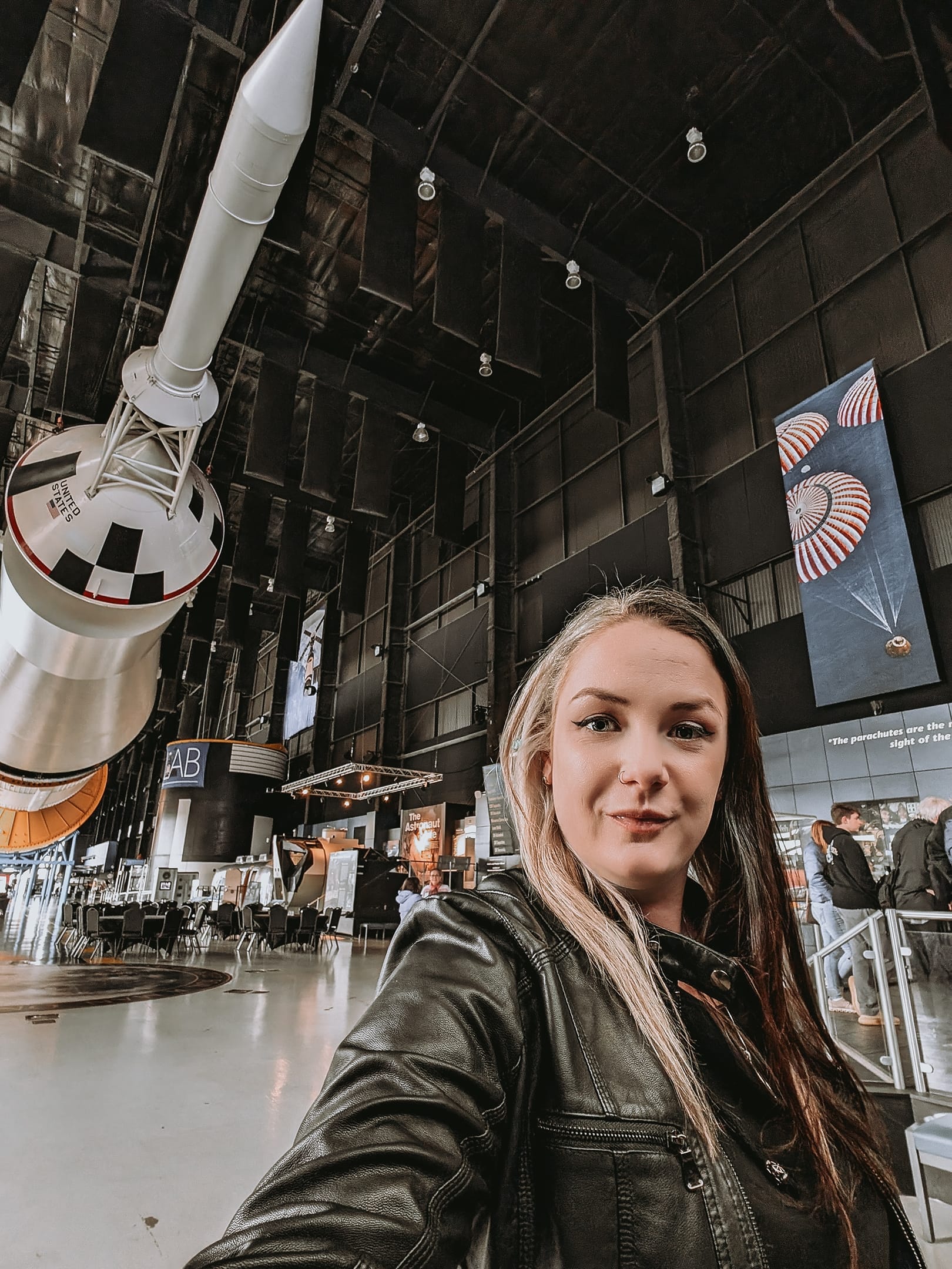 Amputee at the U.S. Space and Rocket Center in Alabama