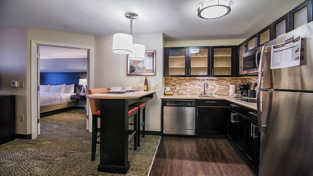 Accessible hotel room at Staybridge Suites Marquette by IHG