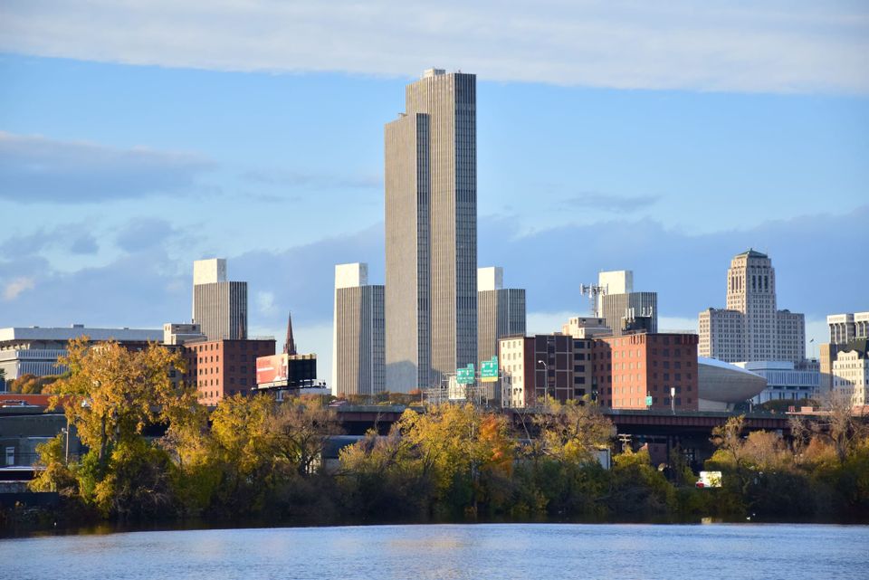 The Albany Skyline in New York