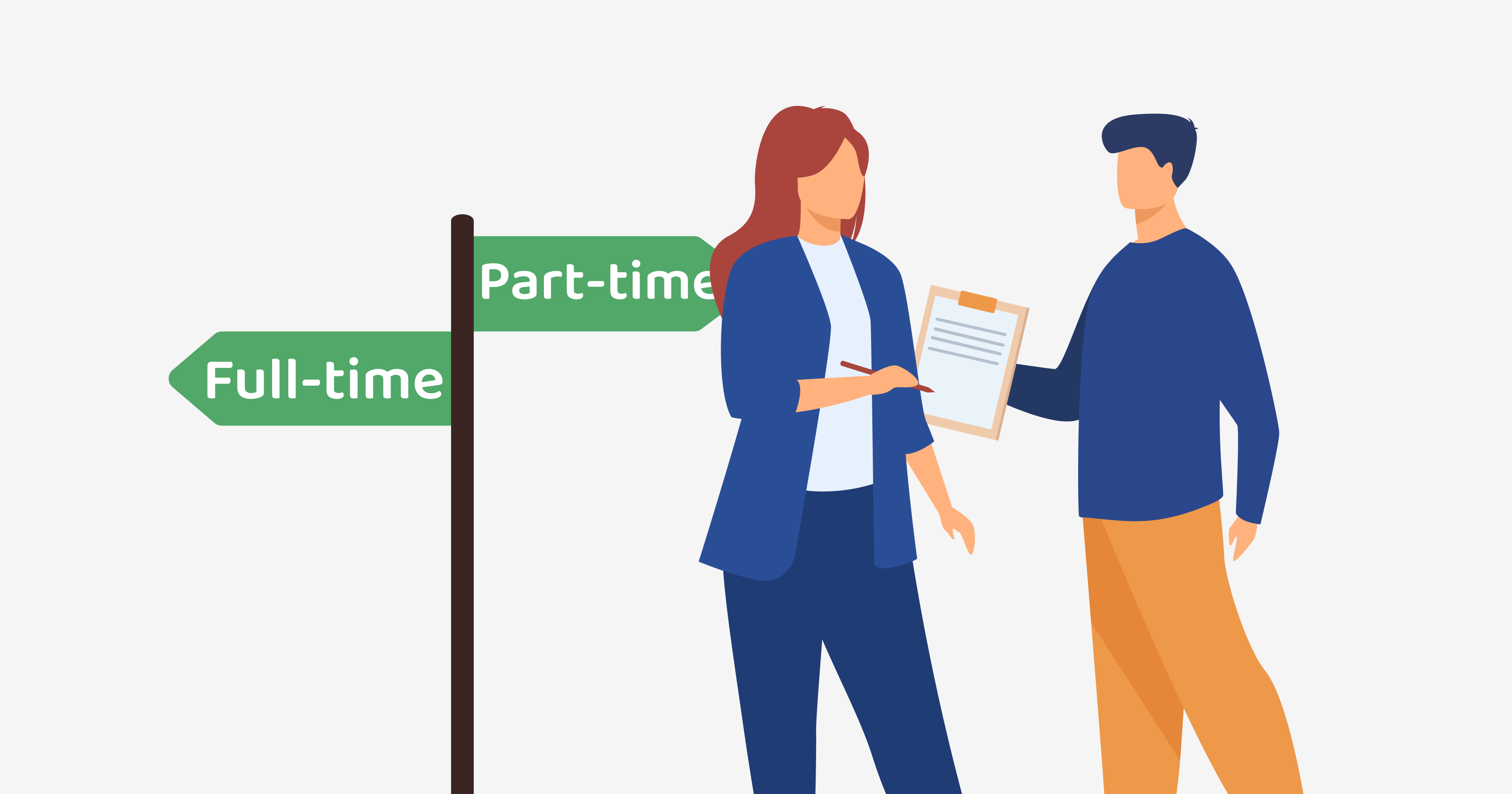 Part-time or full-time?