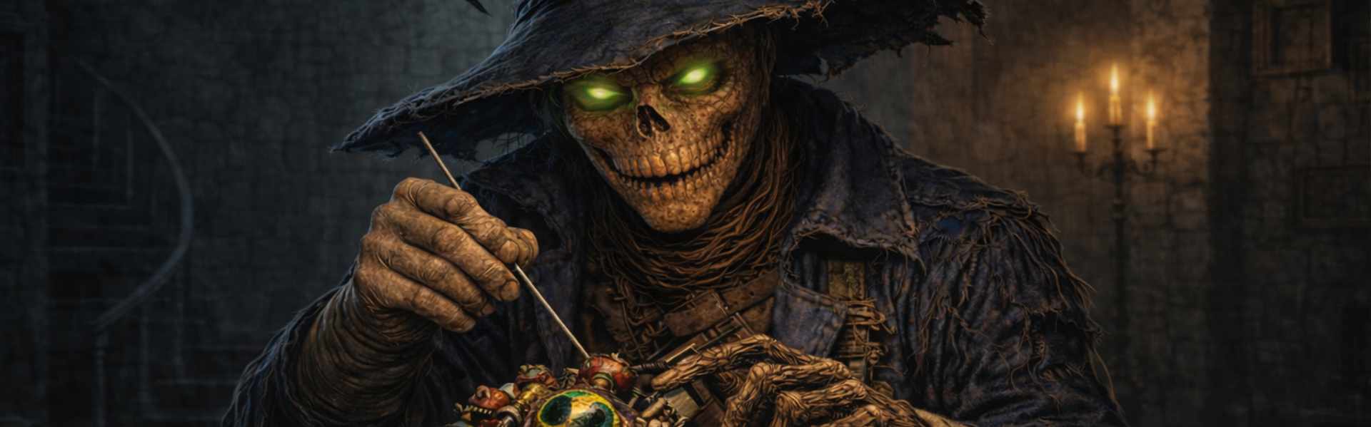 Gothic, gas-lamp horror about a scarecrow in a cursed town