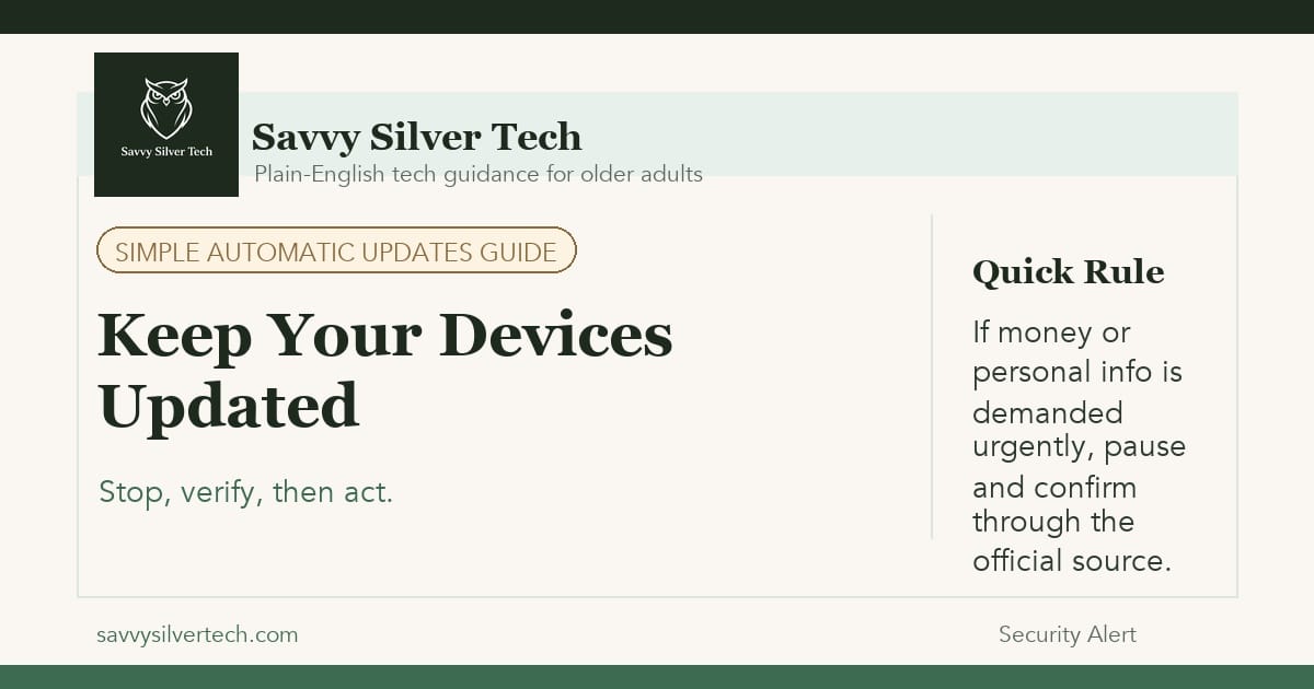 Keep Your Devices Updated: A Simple Guide to Automatic Updates