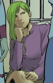 Miriya in her jail cell. Max and Dana are talking with her about her pending release.