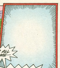 A blank panel with only 'speed lines' from Archic Sonic, of Knothole being eradicated. 