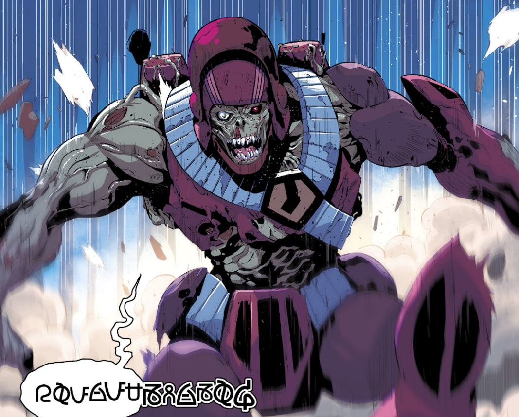 A Zentraedi zombie in better view-- and in almost-full armor.